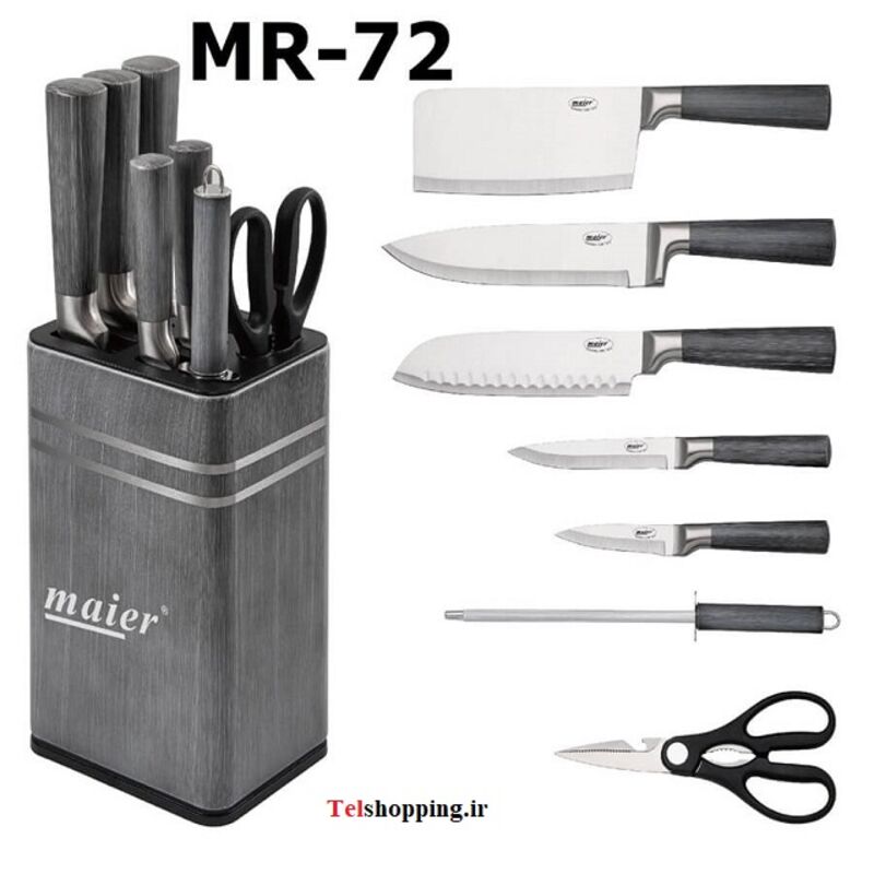 سرویس چاقو آشپزخانه 8 پارچه مایر مدل MR-72 gallery1