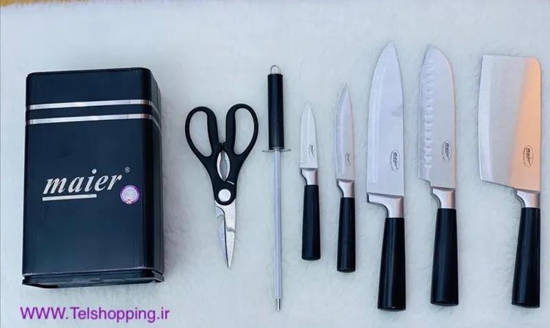 سرویس چاقو آشپزخانه 8 پارچه مایر مدل MR-72 gallery4