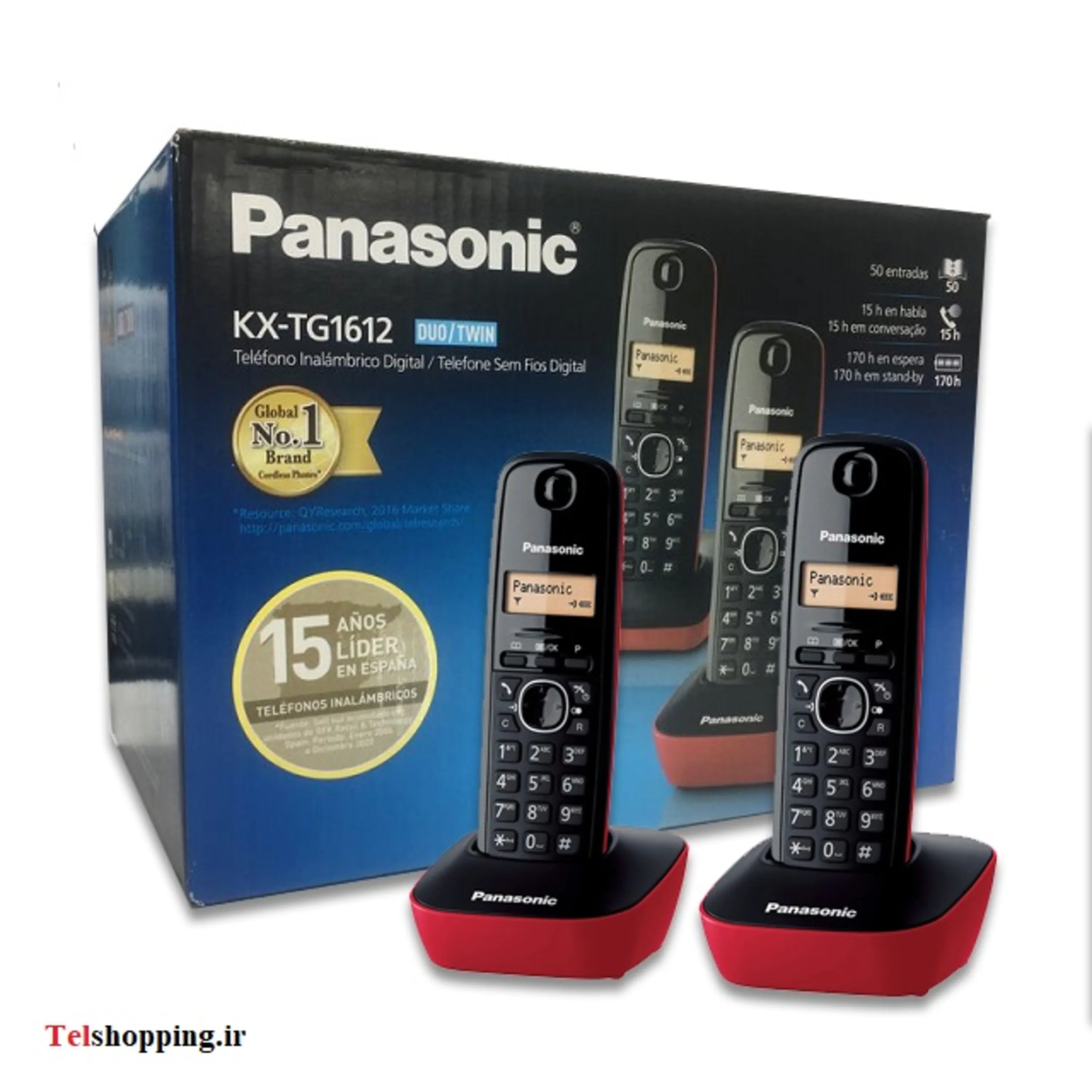 تلفن بی سیم پاناسونیک KX-TG1612