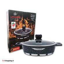 ماهیتابه گرانیتی سایز 36 لایف اسمایل مدل FLCMSHR 36 gallery0