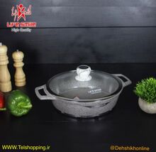 ماهیتابه گرانیتی سایز 36 لایف اسمایل مدل FLCMSHR 36 gallery2