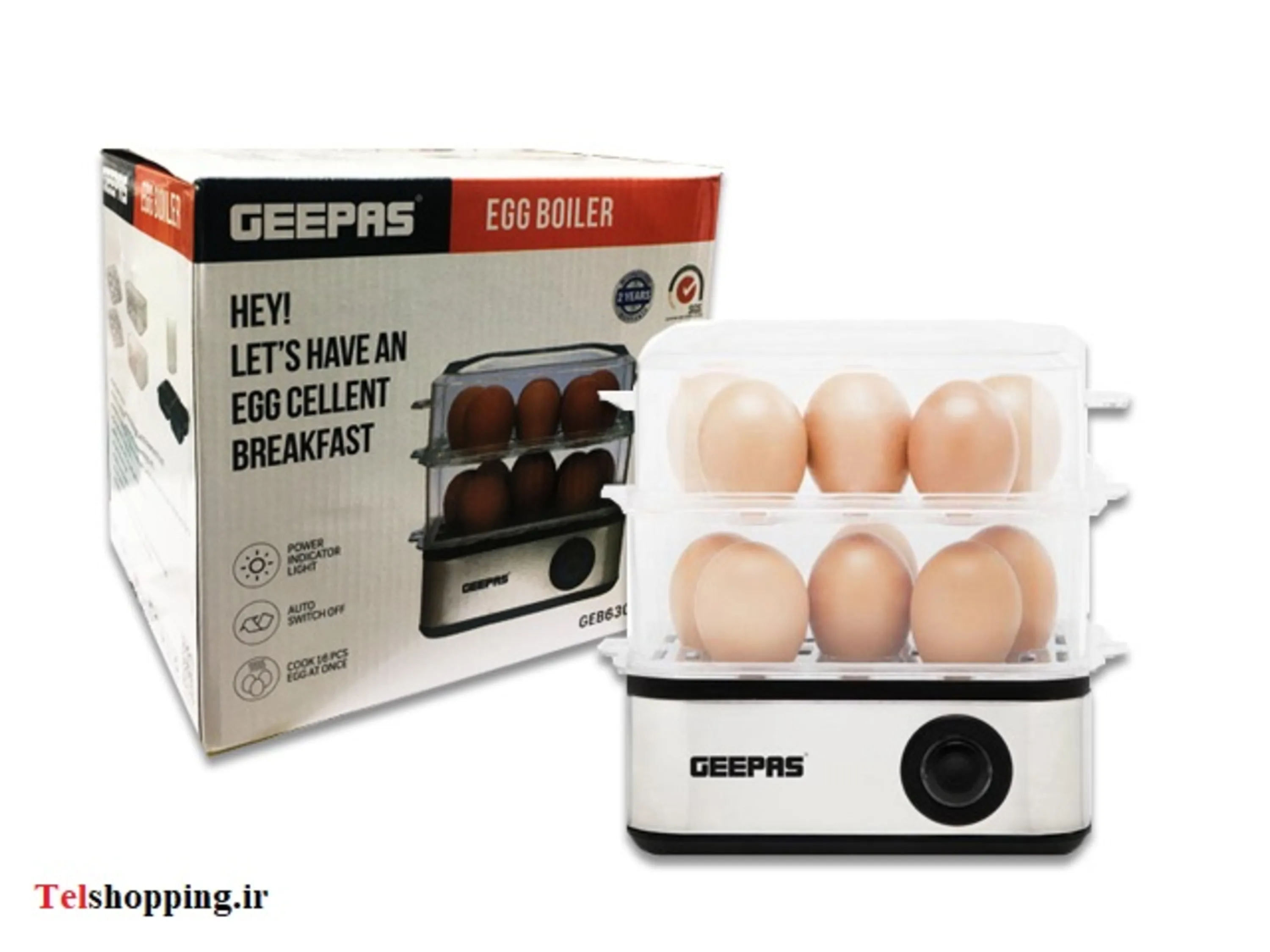 تخم مرغ پز جیپاس مدل GEB63019UK